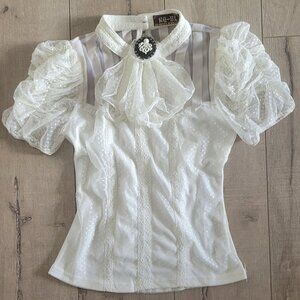 NWOT Lolita Victorian Steampunk Blouse